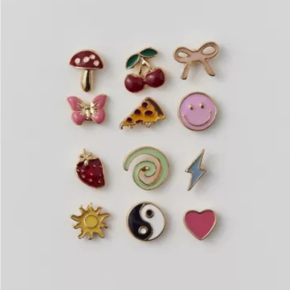 NWT Enamel Post Mismatched Earring Set - Picture 6 of 6